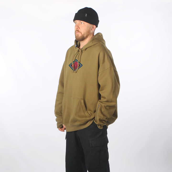Stoke DWR Oversized Hoodie Olive