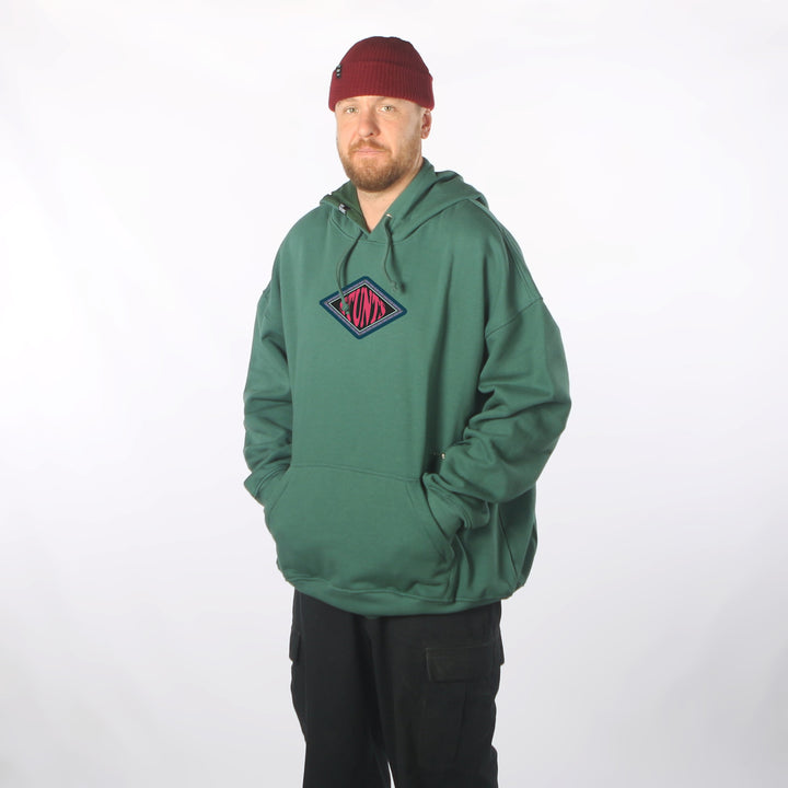 Stoke DWR Oversized Hoodie Teal