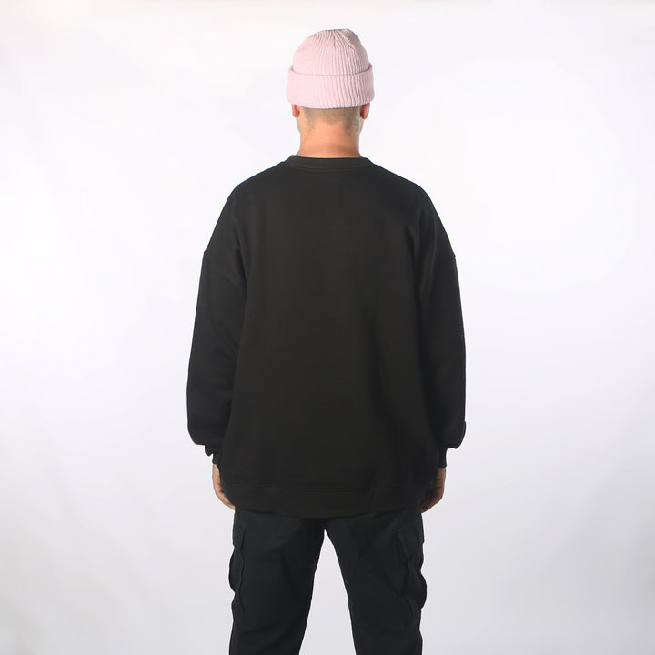 Warp DWR Oversized Crew Black